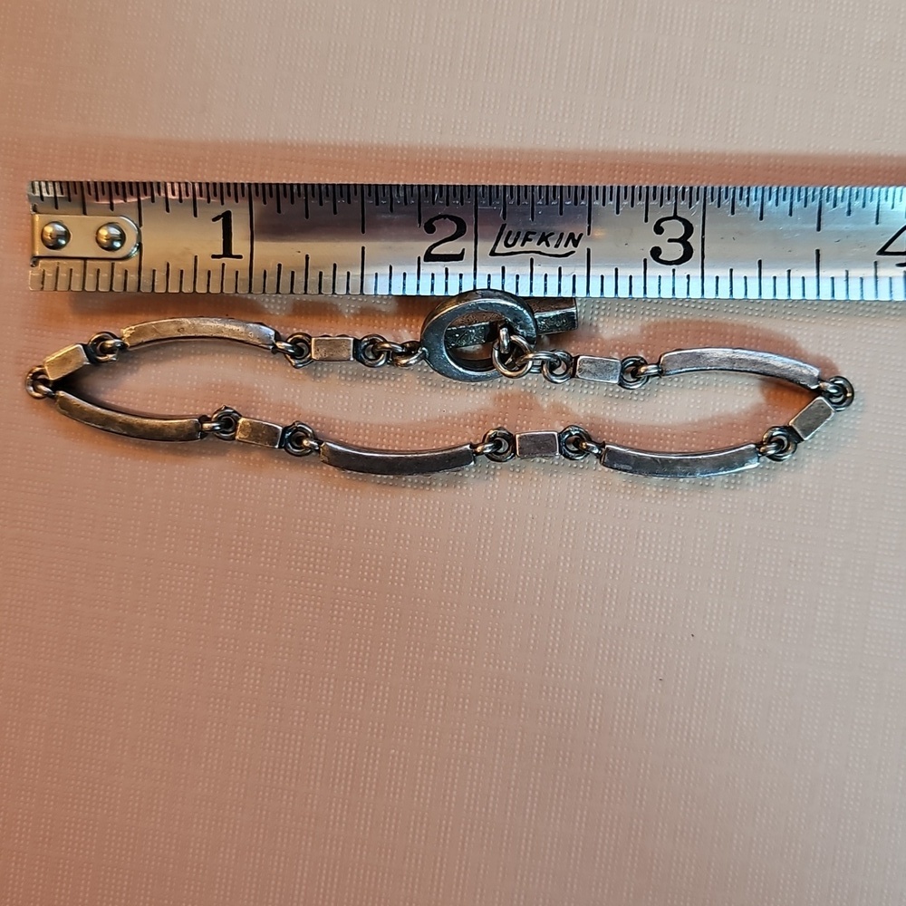 Vintage Liz Claiborne hematite bracelet - Picture 6 of 6